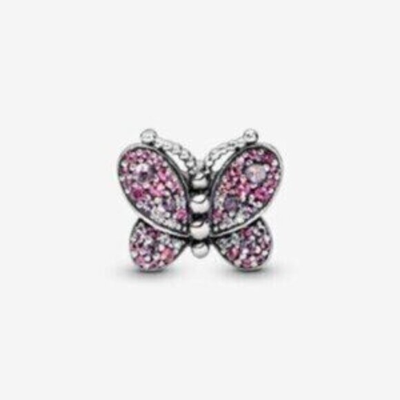 Pandora Pink Pav Butterfly Charm - Picture 2 of 3